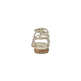 ASH Beige Leather Sandal