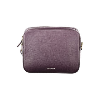 Coccinelle Purple Leather Mini Tebe Handbag