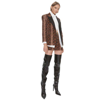 PINKO Brown Cotton Suits & Blazer