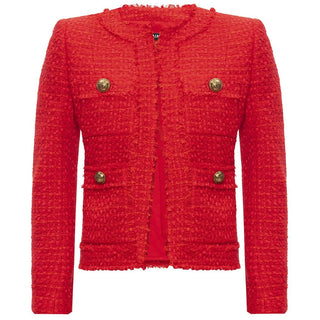 Balmain Red Nylon Suits & Blazer