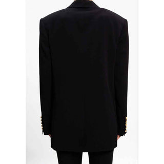 Balmain Black Viscose Suits & Blazer