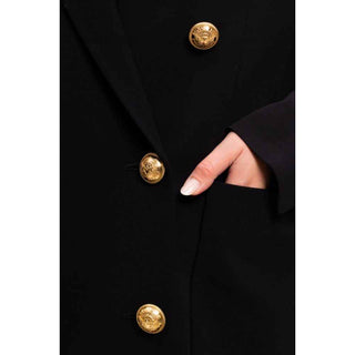 Balmain Black Viscose Suits & Blazer