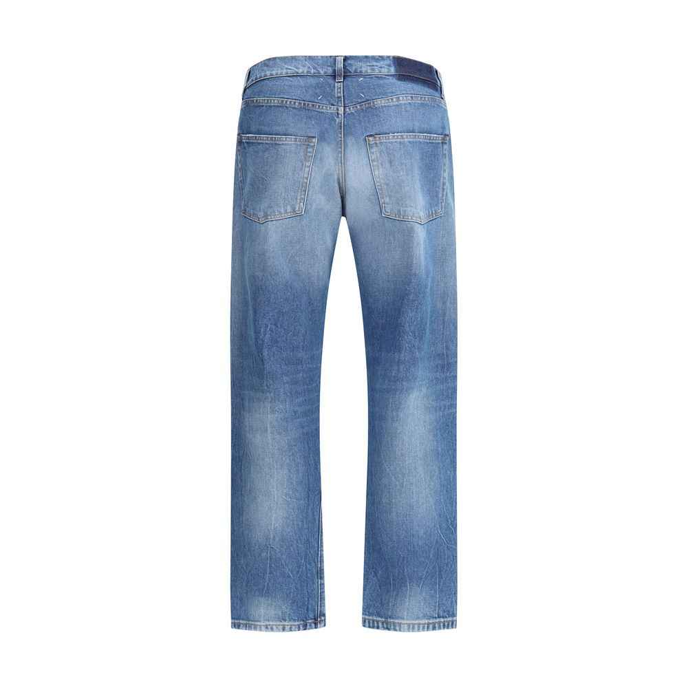 Margiela Blue Cotton Jeans