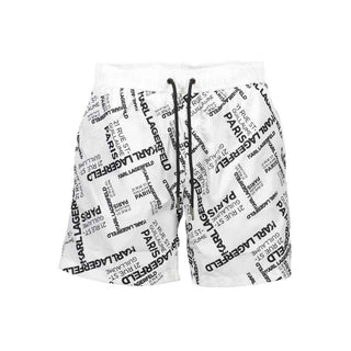 Karl Lagerfeld White Polyester Swimwear