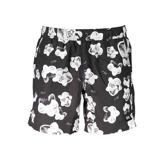 Karl Lagerfeld Black Polyester Swimwear