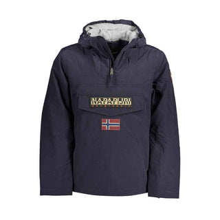 Napapijri Blue Polyamide Jackets & Coat