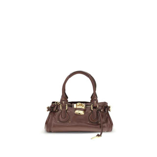 Chloé Bordeaux Buffalo Leather Shoulder Bag