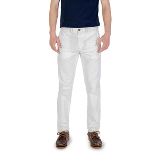 Borghese White Cotton Skinny Pant