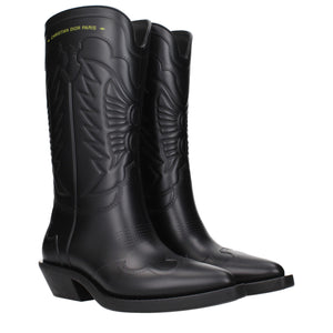 Christian Dior Black Leather Ankle Boots