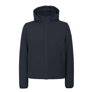 Yes Zee Blue Nylon Jackets & Coat