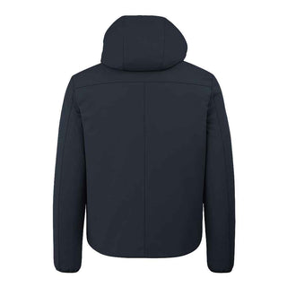 Yes Zee Blue Nylon Jackets & Coat