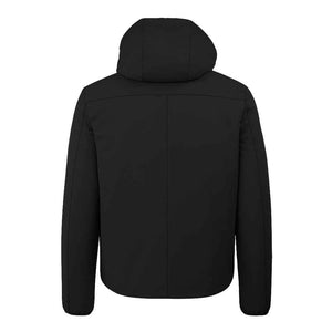 Yes Zee Black Nylon Jackets & Coat