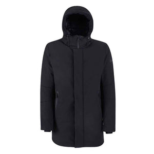 Yes Zee Black Nylon Jackets & Coat