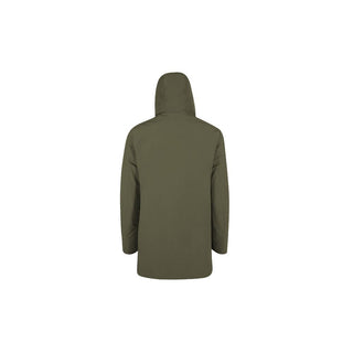 Yes Zee Green Nylon Jackets & Coat