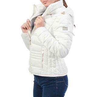 Yes Zee White Polyester Jackets & Coat