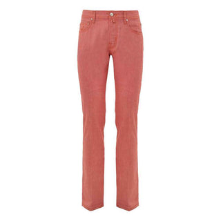 Jacob Cohen Red Cotton Skinny Pant