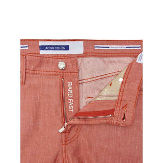 Jacob Cohen Red Cotton Skinny Pant