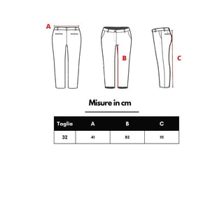 Jacob Cohen Red Cotton Skinny Pant