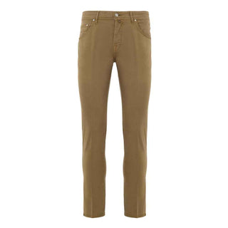 Jacob Cohen Beige Cotton Skinny Pant