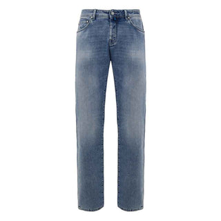 Jacob Cohen Blue Cotton Skinny Jean