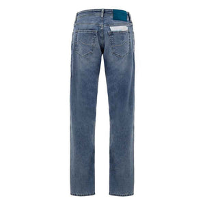 Jacob Cohen Blue Cotton Skinny Jean