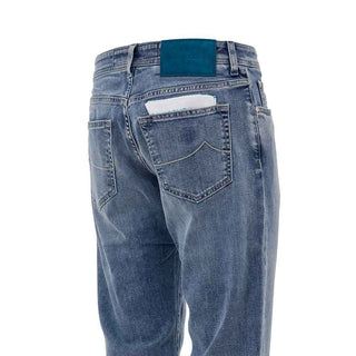 Jacob Cohen Blue Cotton Skinny Jean