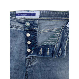Jacob Cohen Blue Cotton Skinny Jean