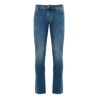 Jacob Cohen Blue Cotton Skinny Jean