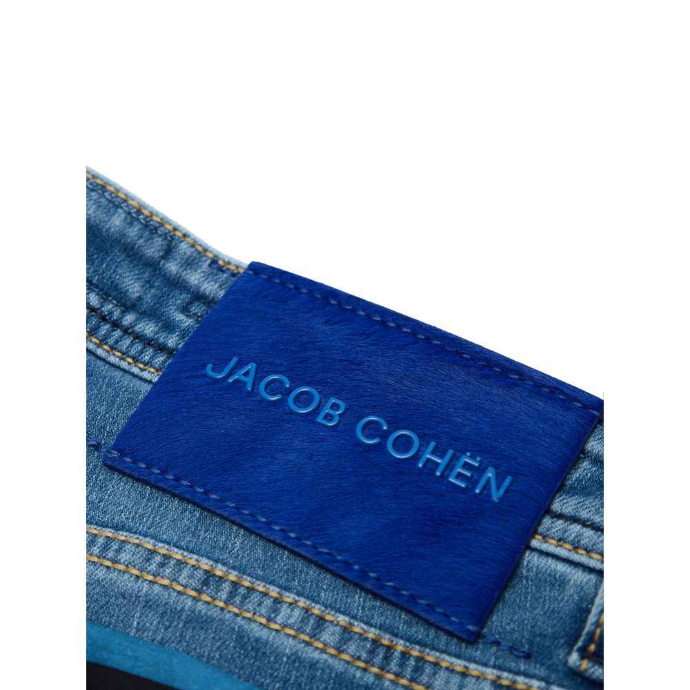 Jacob Cohen Blue Cotton Skinny Jean
