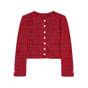 Patrizia Pepe Red Polyester Blazer