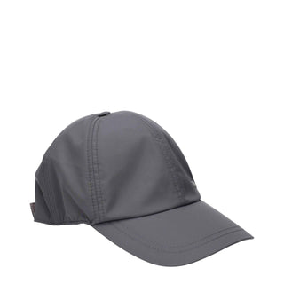 Herno Gray Polyester Caps (Baseball Hat)