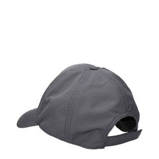 Herno Gray Polyester Caps (Baseball Hat)