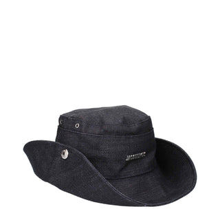 Jacquemus Blue Cotton Sunhats