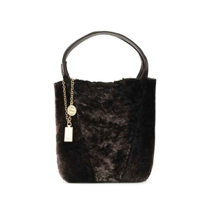 Chloé Shearling Spin Tote Bag