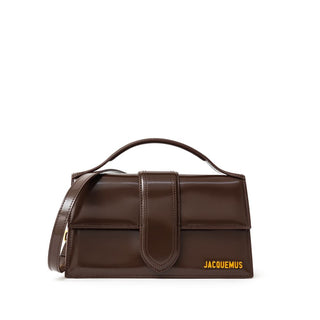 Jacquemus Elegant Brown Leather Handbag
