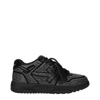 Off-White Black Leather Sneakers