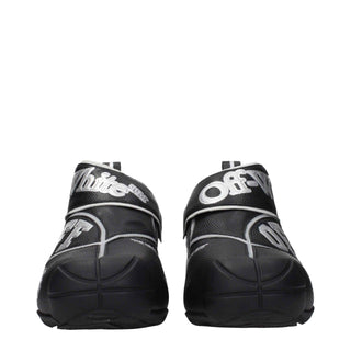 Off-White Black Leather High Tops