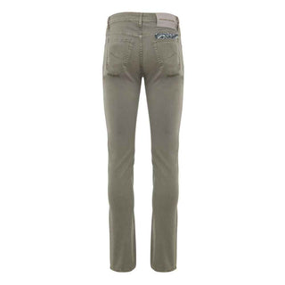Jacob Cohen Gray Cotton Skinny Pant