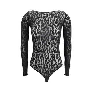 Wolford Leo String Body with animalier patterns