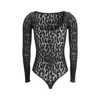 Wolford Leo String Body with animalier patterns