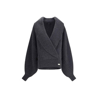 Balmain Oversized wrap-effect Sweater