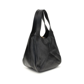 Chloé Elegant Small Balloon Shoulder Bag in Grained Buffalo Leather