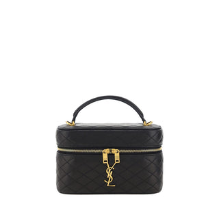 Saint Laurent Vanity Gaby Quilted Leather Handbag