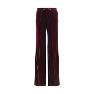 Forte_Forte Flared Trousers in smooth Velvet