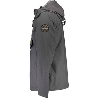 Napapijri Gray Polyamide Jackets & Coat