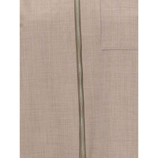 Fabiana Filippi Reversible Platinum Mohair Jacket