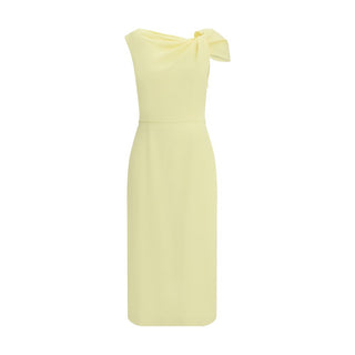 Givenchy Draped Midi Cady Dress