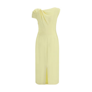 Givenchy Draped Midi Cady Dress