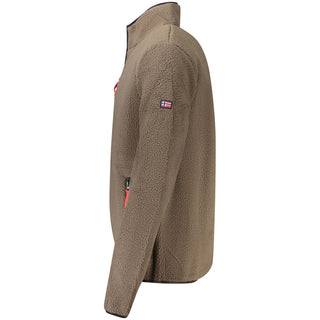 Norway 1963 Brown Polyester Men Sweater
