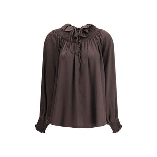 Burberry Geometric Silk Blouse